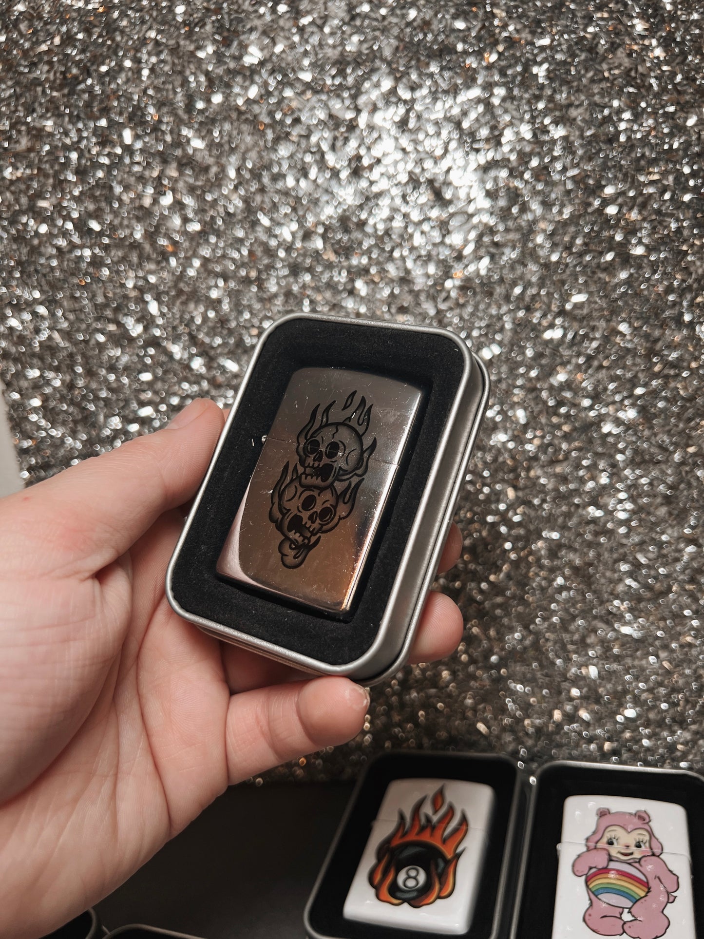 Traditional Tattoo Inspired + Flip Top Lighters