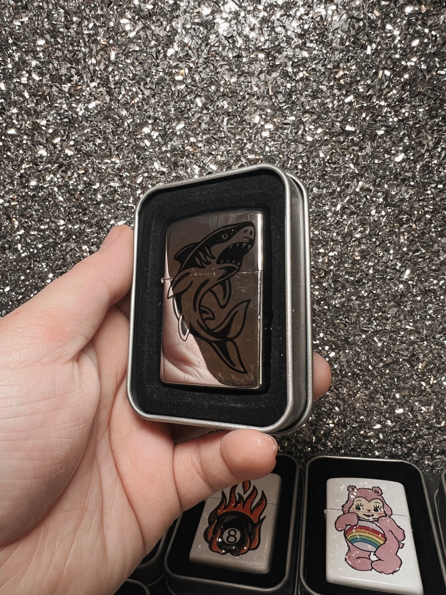 Traditional Tattoo Inspired + Flip Top Lighters