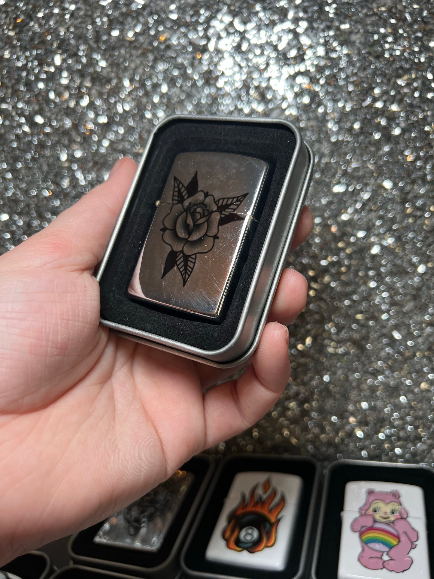 Traditional Tattoo Inspired + Flip Top Lighters