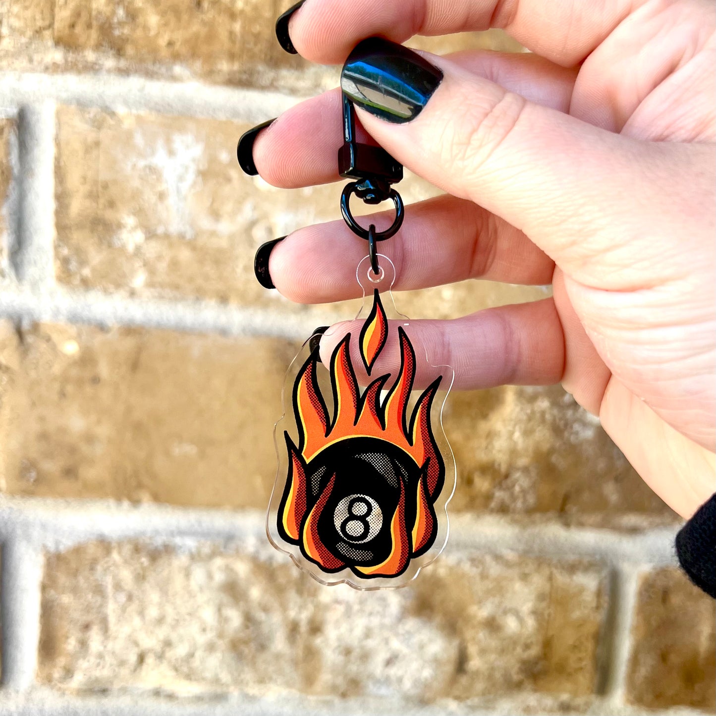 8 Ball Keychain