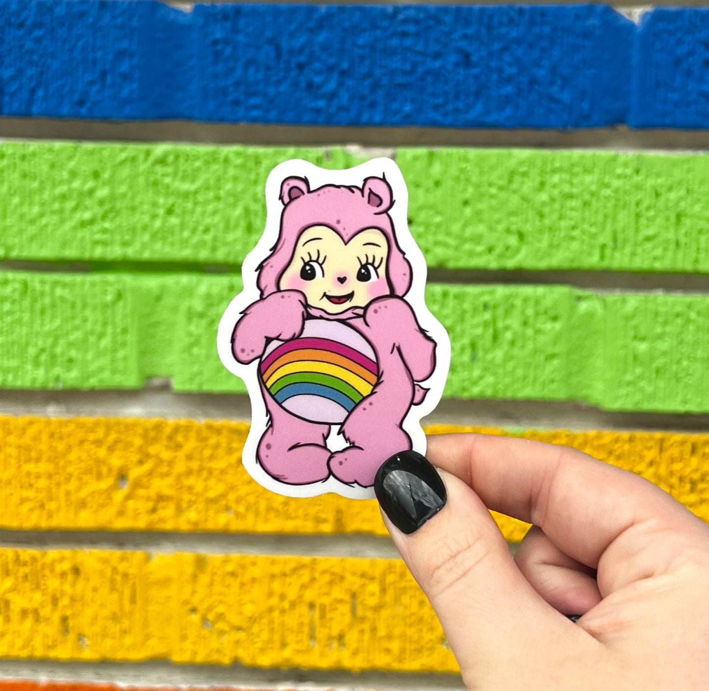 Kewpie Care Bear Sticker