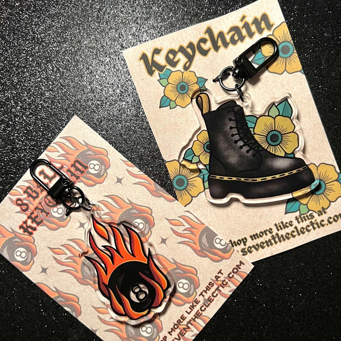 8 Ball + Keychain