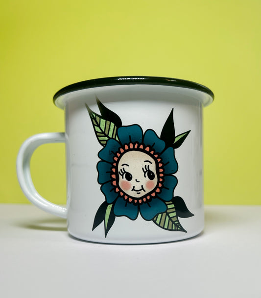 Kewpie Flower + Camper Mug