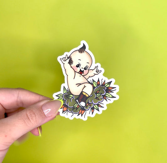 Kewpie Bud + Matte Sticker