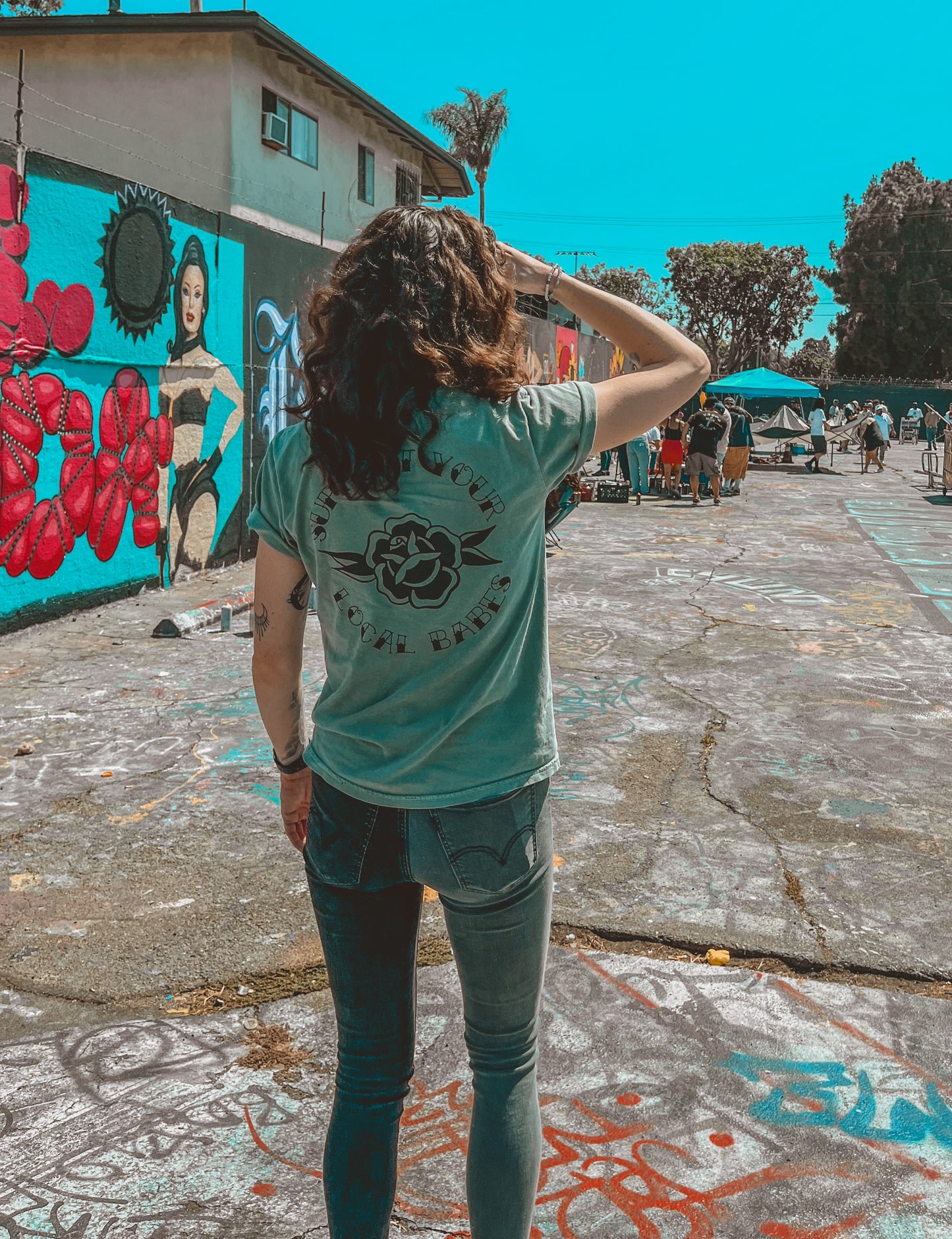 Support Your Local Babes + Vintage Tee