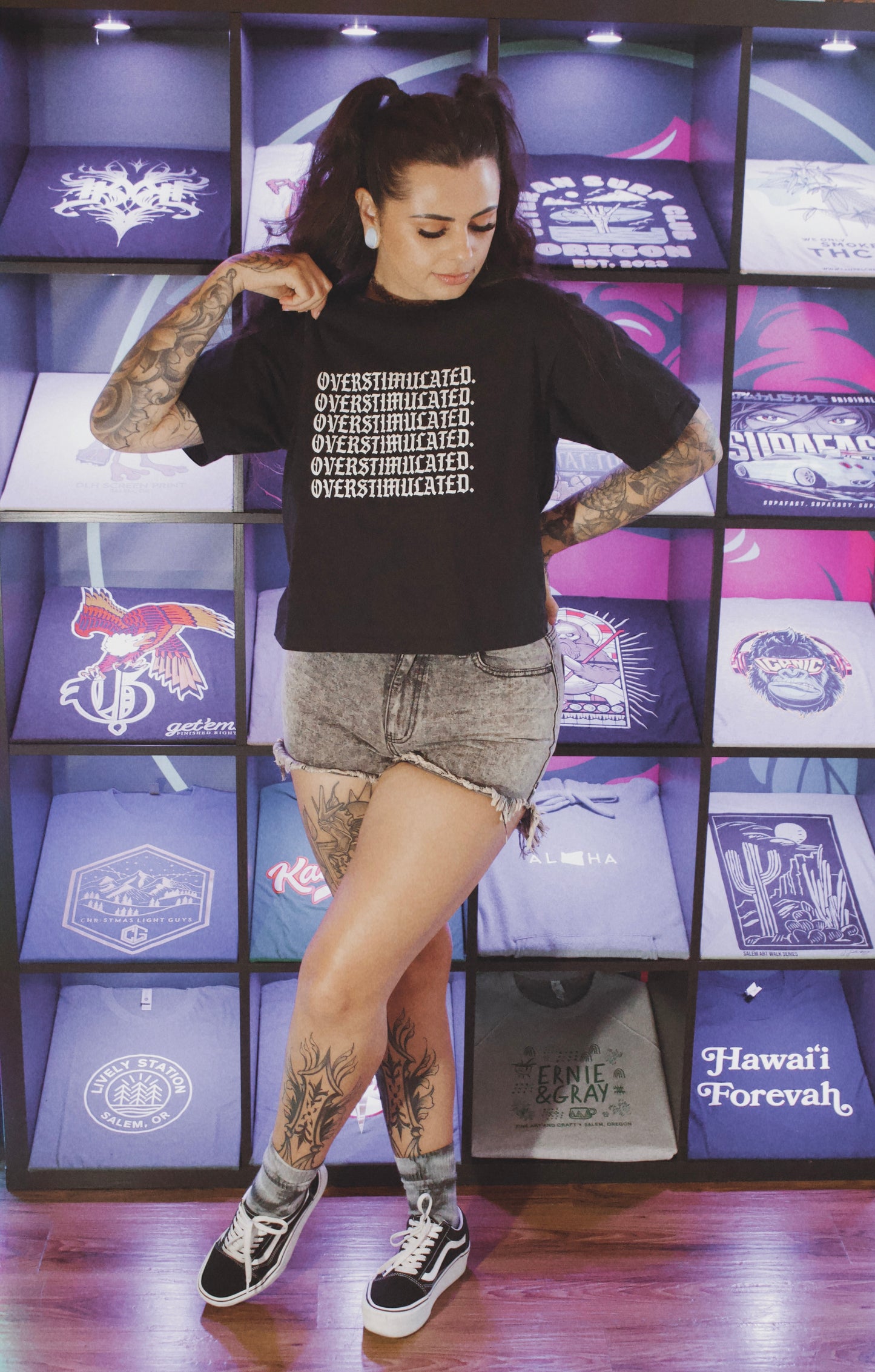 Overstimulated + Crop Top