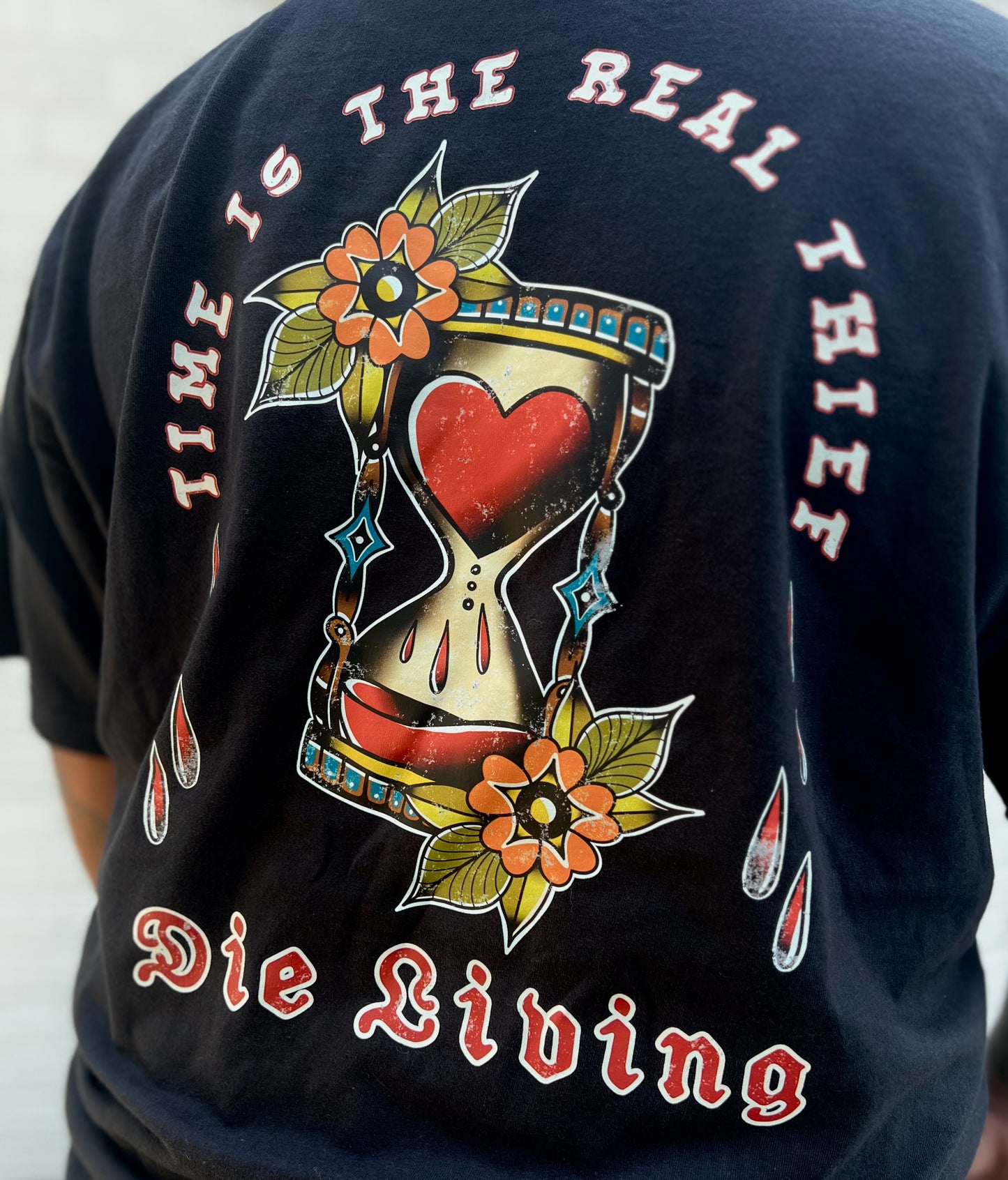 Die Living + Vintage Tee