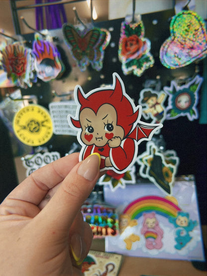 Kewpie Devil Sticker