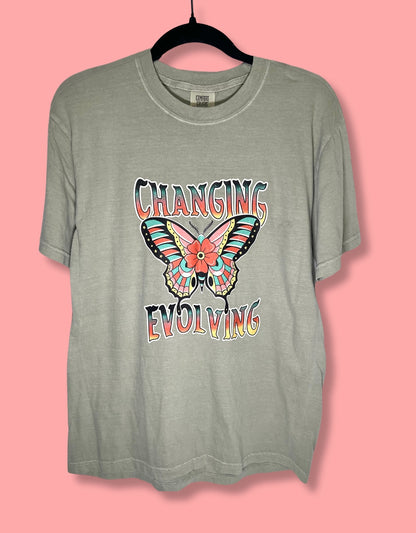 Changing Evolving Vintage Tee