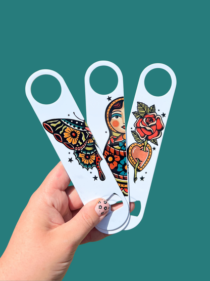Traditional Rose + Bottle Opener