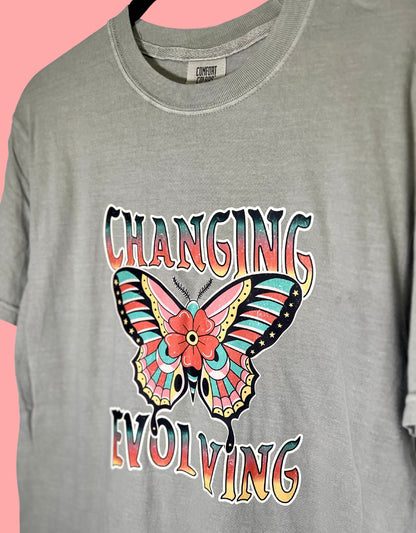 Changing Evolving Vintage Tee