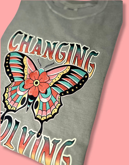 Changing Evolving Vintage Tee