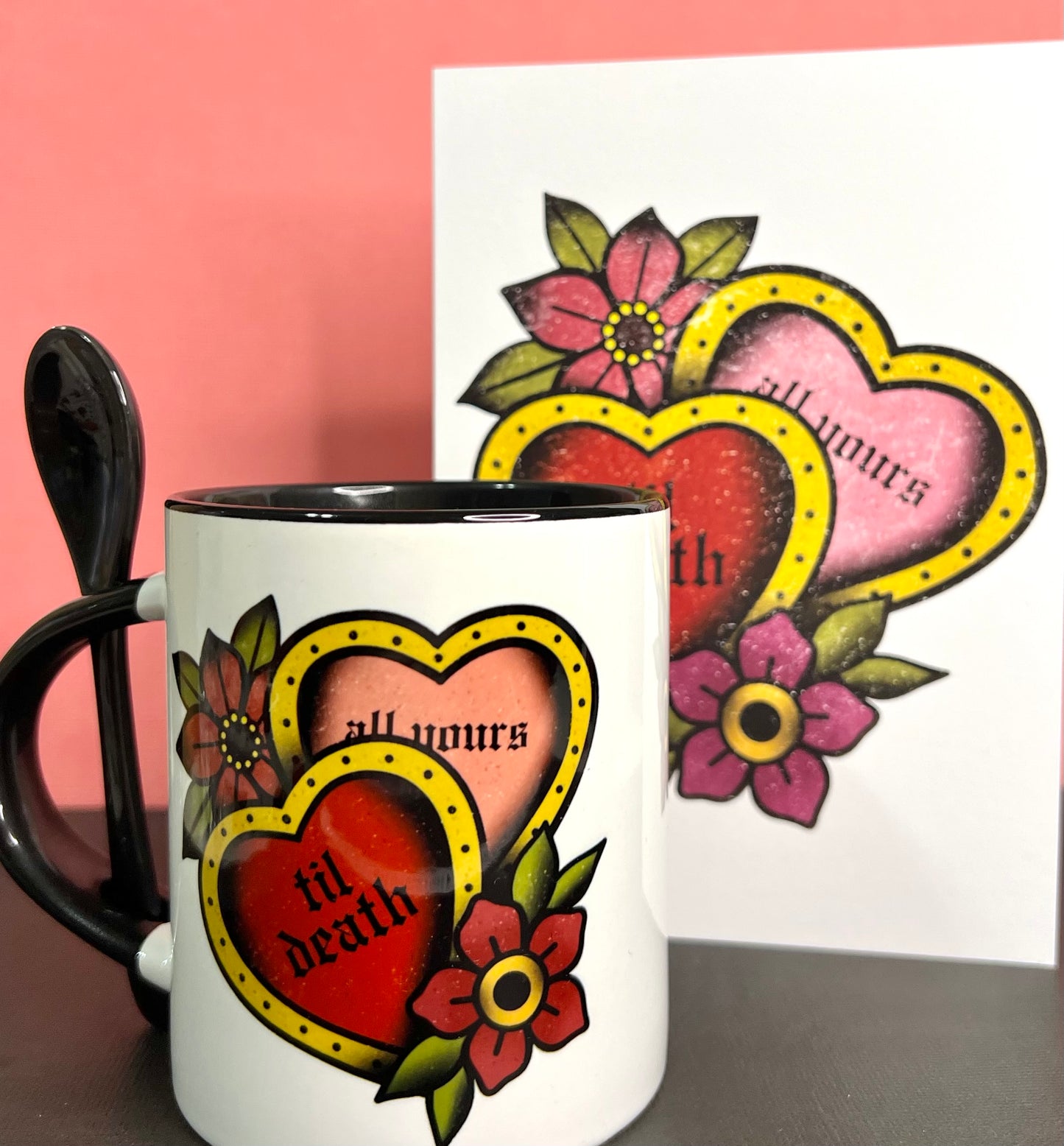 Til' Death Tattoo Flash Classic Mug