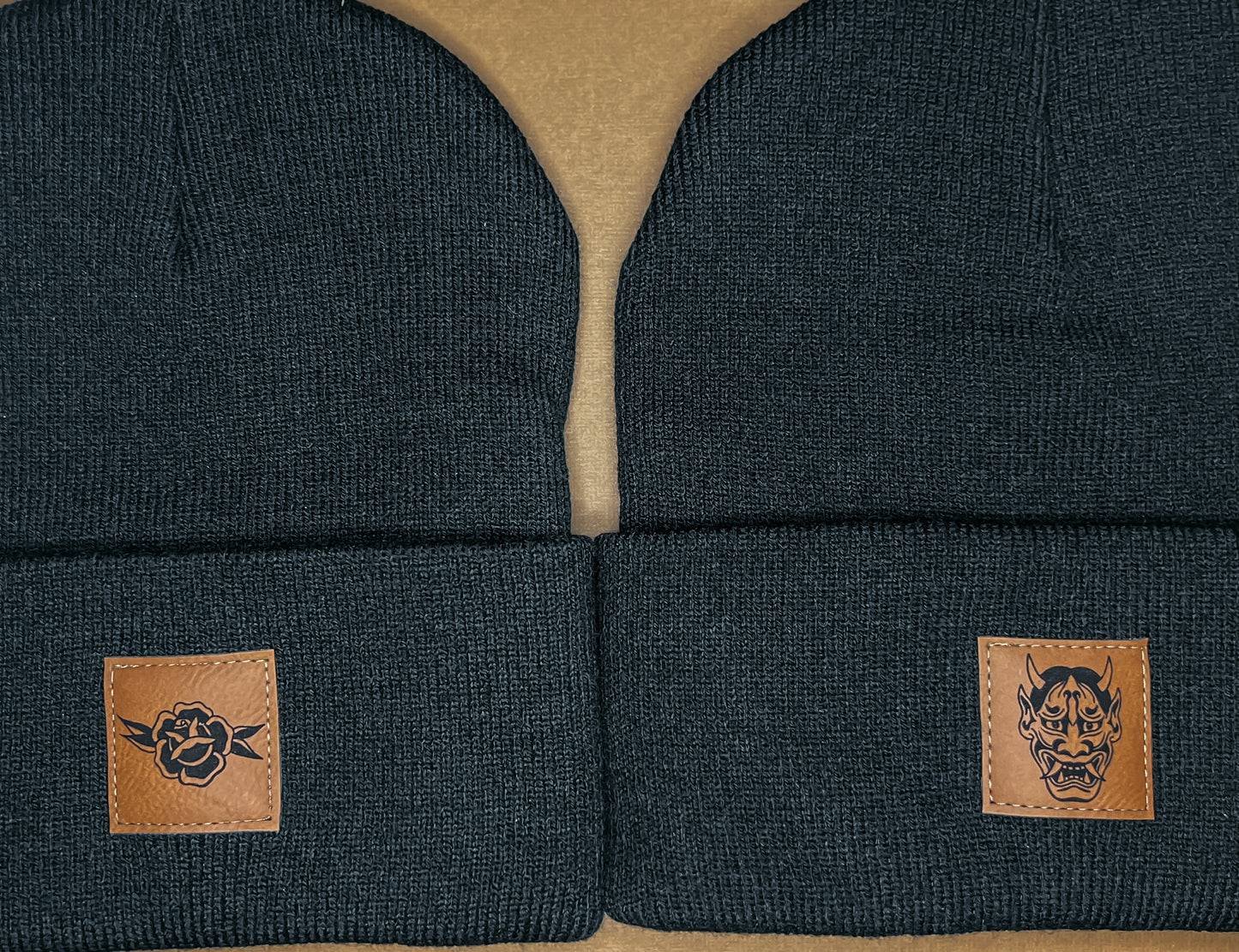 Traditional Tattoo Patched Beanies