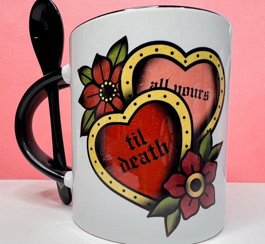 Til' Death Tattoo Flash Classic Mug