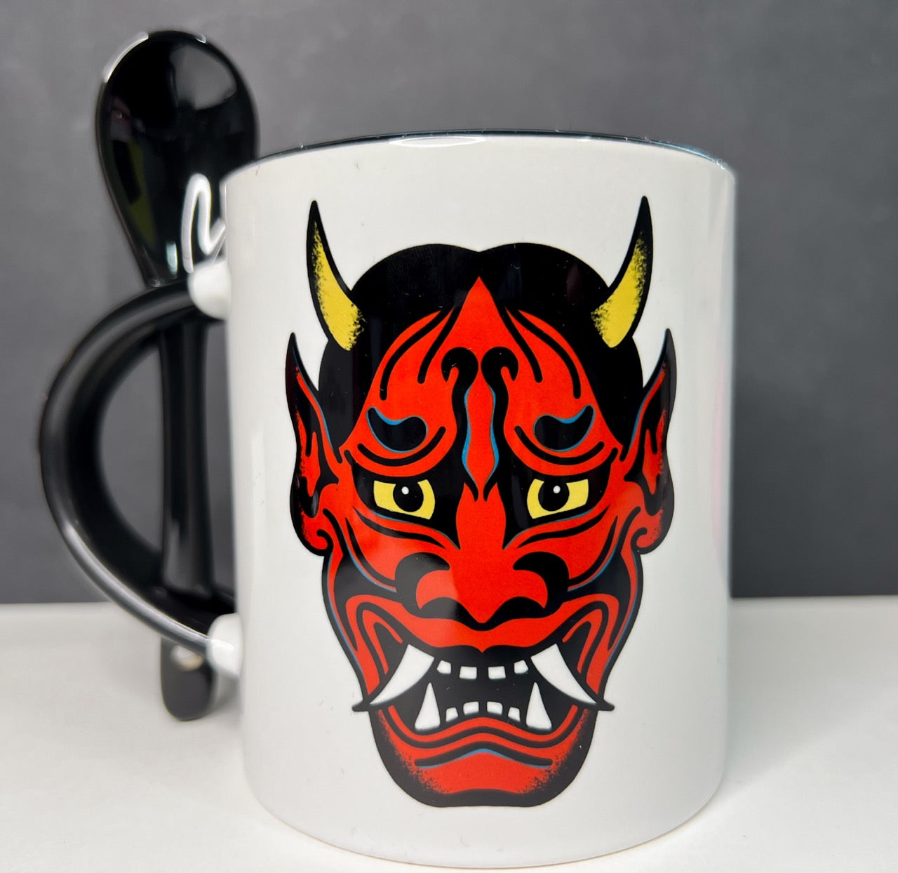 Traditional Hannya Tattoo Flash Classic Mug