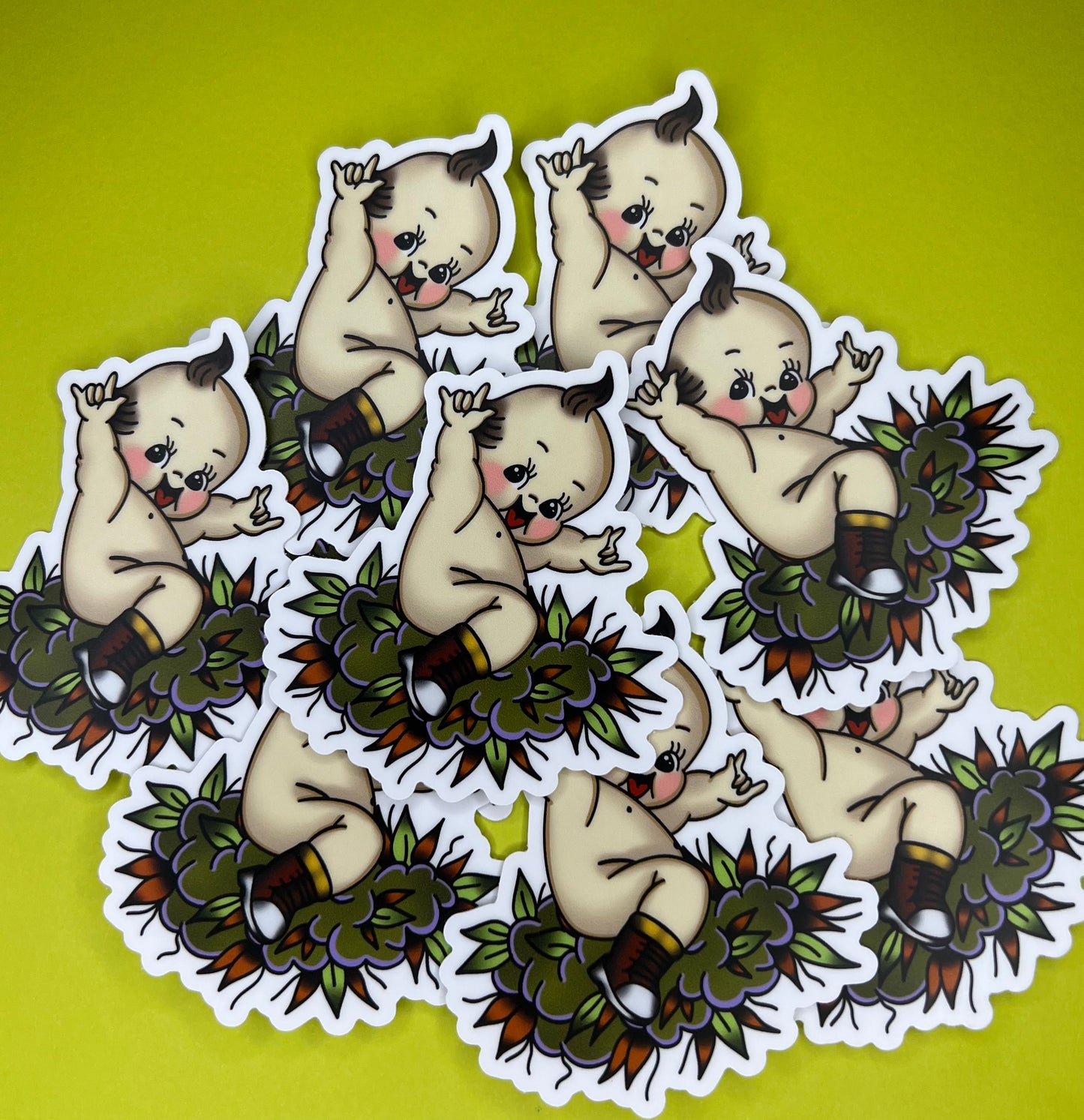 Kewpie Bud Sticker