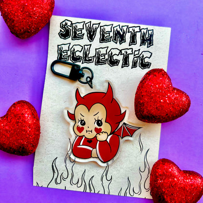 Kewpie Devil Keychain