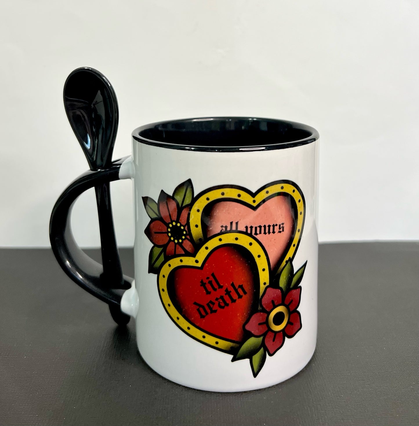 Til' Death Tattoo Flash Classic Mug