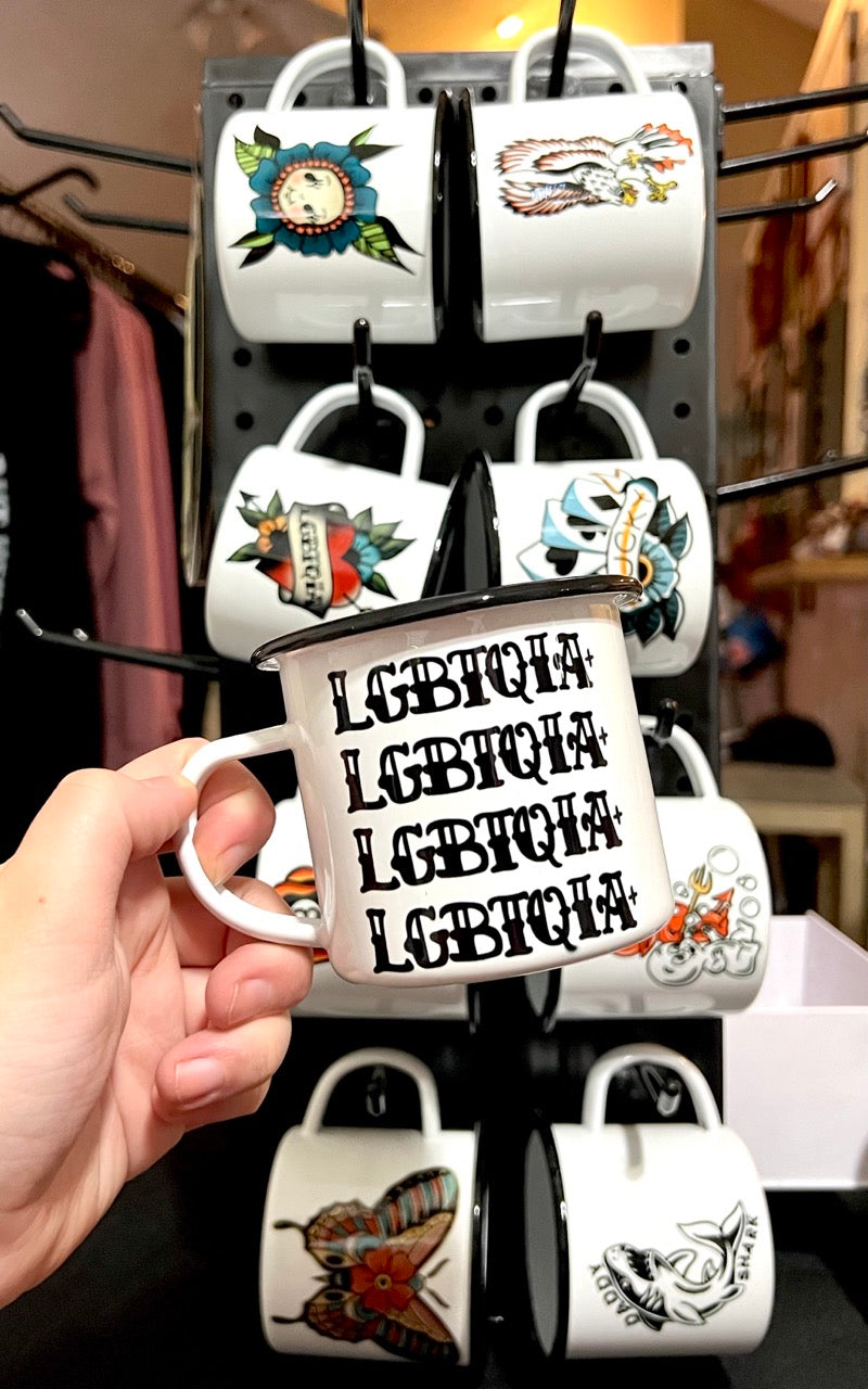 Traditional Tattoo Flash Camper Mugs