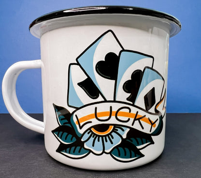 Traditional Tattoo Flash Camper Mugs