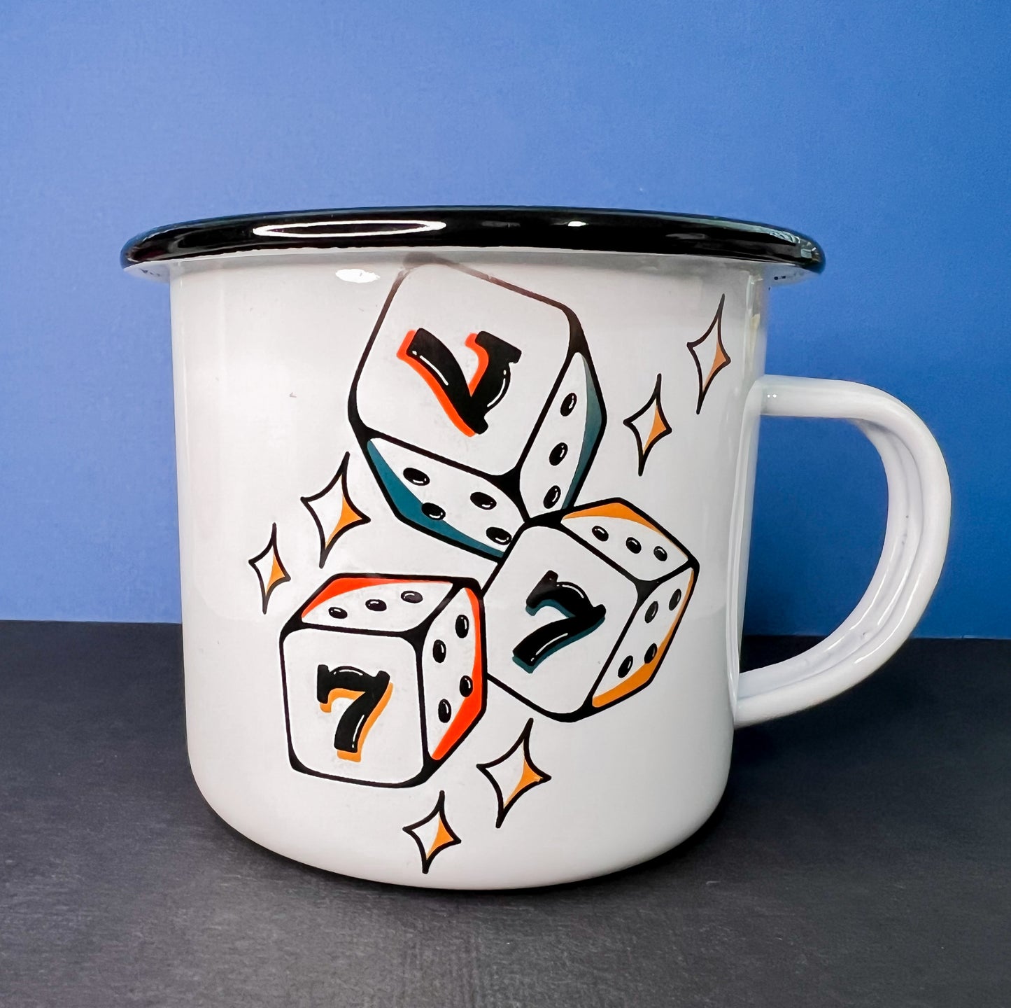 Traditional Tattoo Flash Camper Mugs