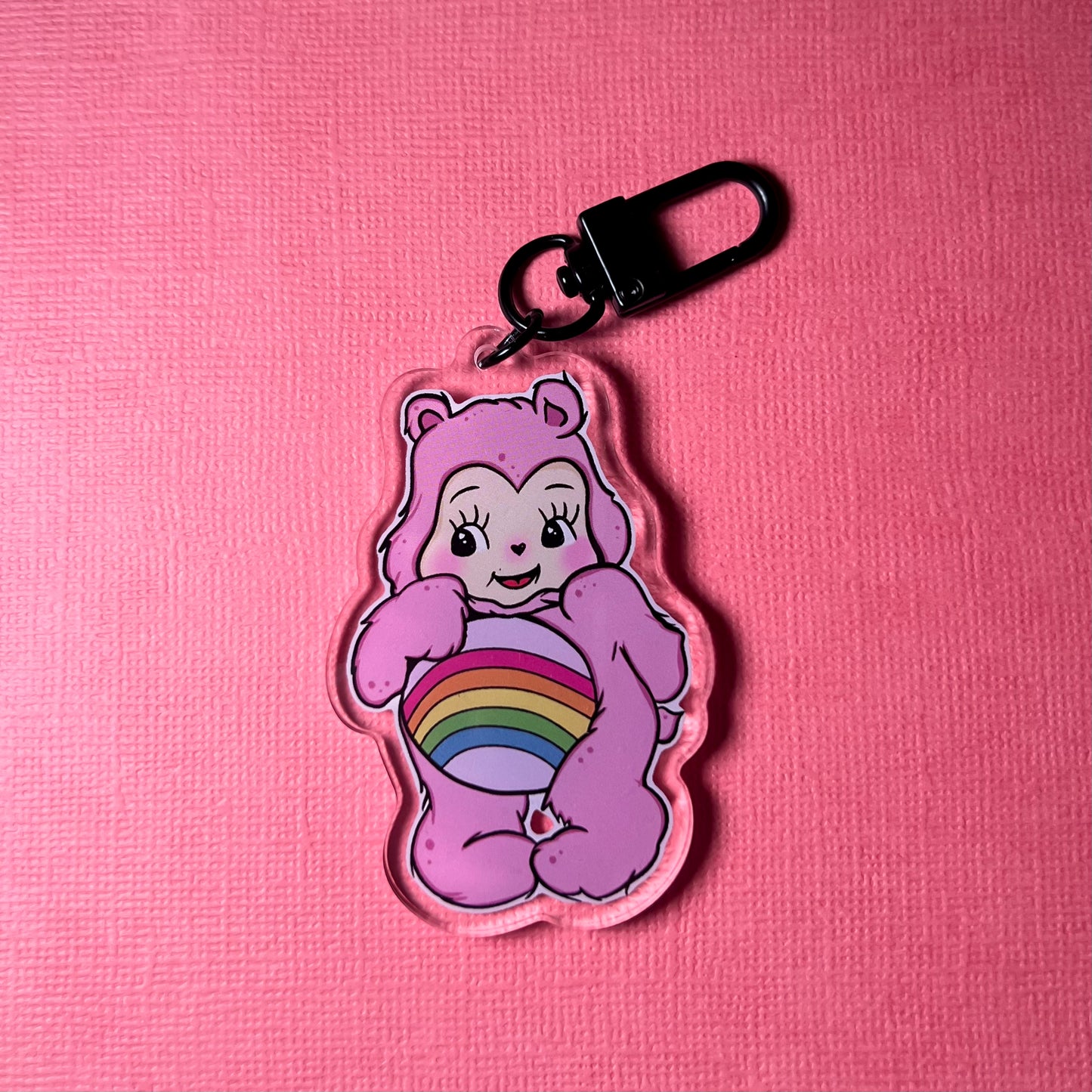 Kewpie Care Bear Keychain