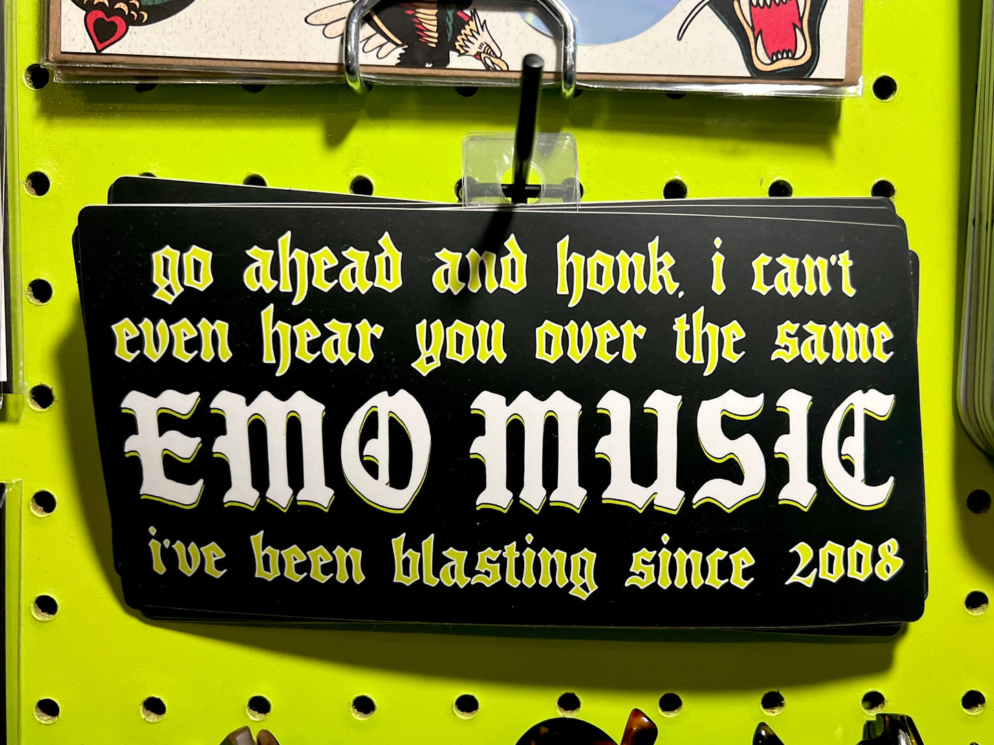Emo Music + Bumper Sticker