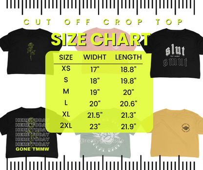 Sl*t for some Smut + Crop Top