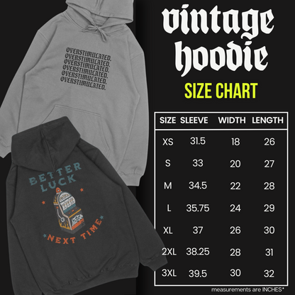 Well Mannered, Evil Tempered Vintage Hoodie