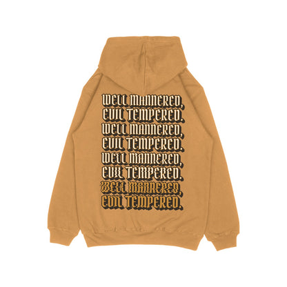 Well Mannered, Evil Tempered Vintage Hoodie